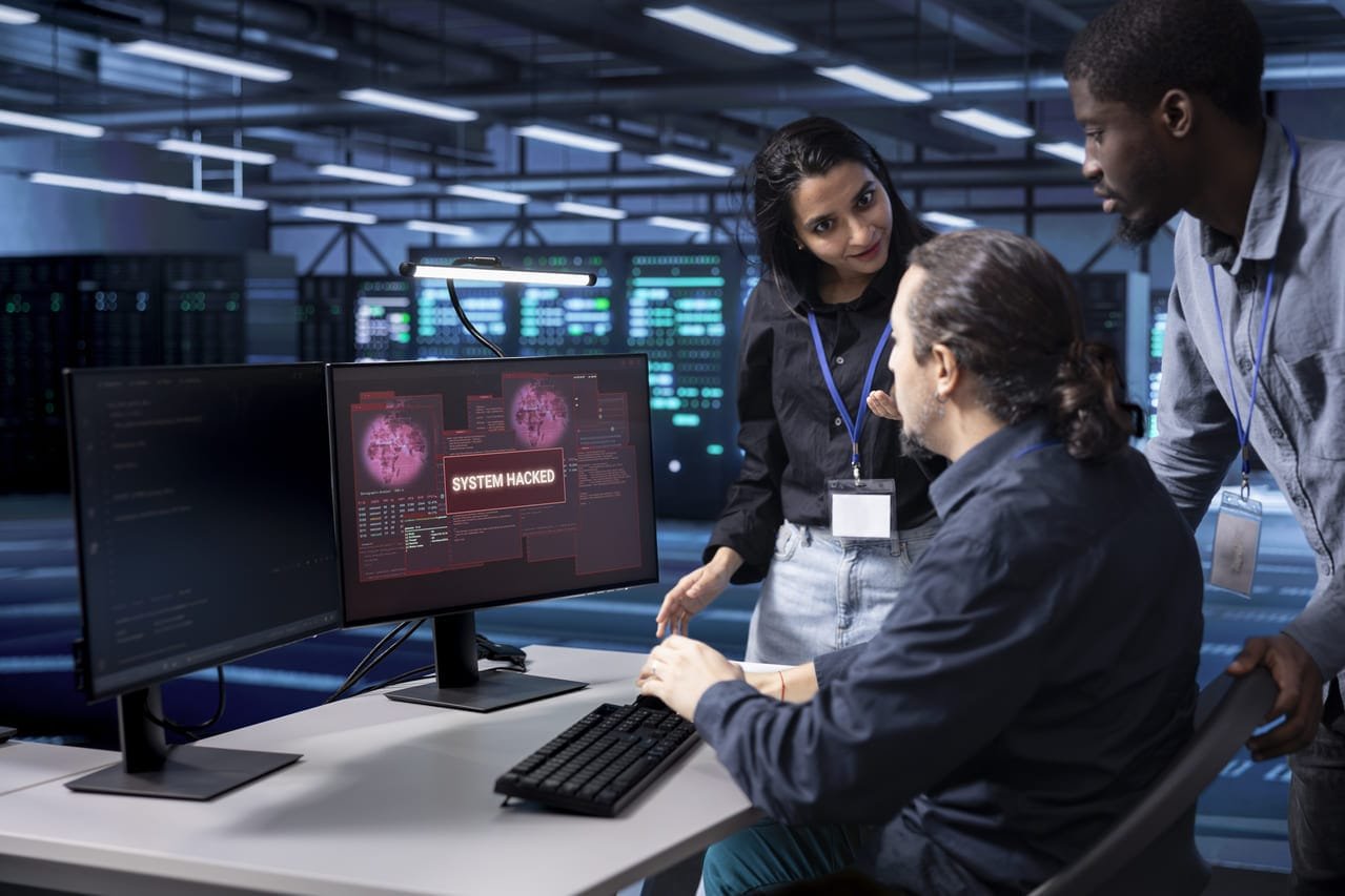 Kit Digital Ciberseguridad 1 Ciberseguridad en España: profesionales protegiendo datos en un entorno digital